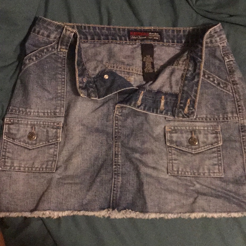 jean skirt